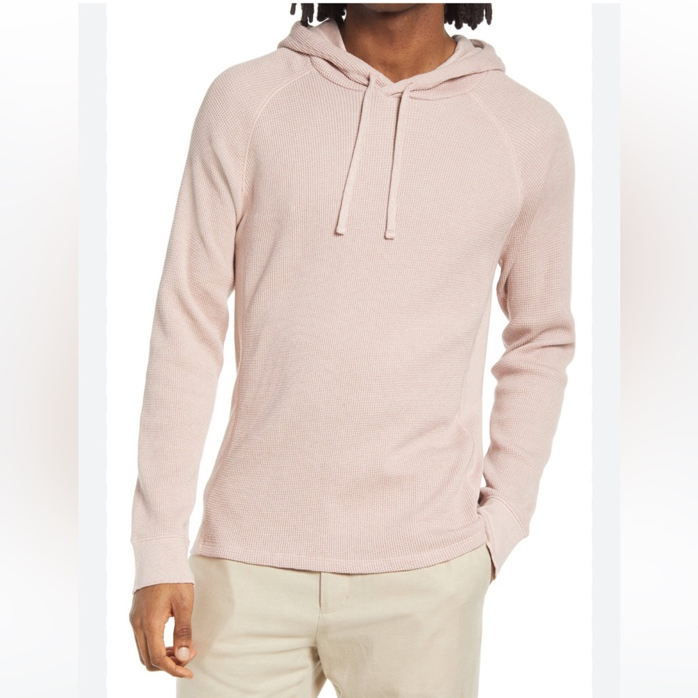 Vince Men's Mouline Thermal Hoodie